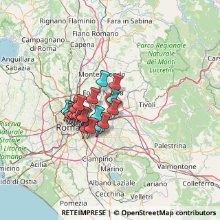 Mappa Via Vittorio Alfieri, 00012 Setteville RM, Italia (10.343)