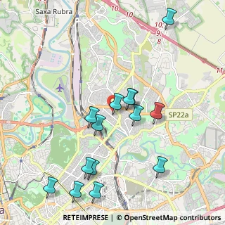 Mappa Via del Casale Giuliani, 00141 Roma RM, Italia (2.25857)