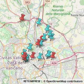 Mappa Via Monte Patulo, 00141 Roma RM, Italia (3.78105)