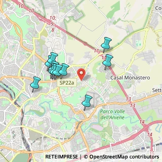 Mappa Via Enrico Glori, 00137 Roma RM, Italia (1.76273)