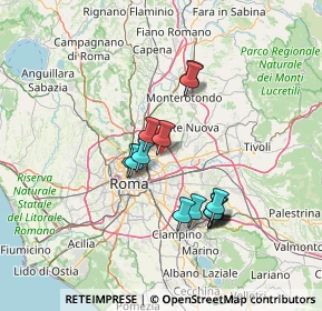 Mappa Via di Aguzzano, 00137 Roma RM, Italia (12.86133)