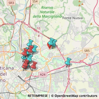 Mappa Via Montecassiano, 00156 Roma RM, Italia (4.29667)