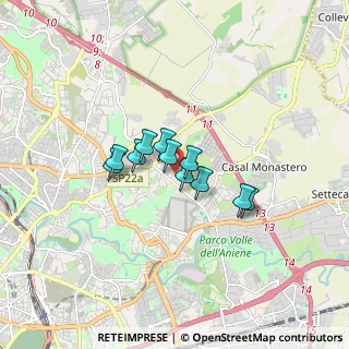 Mappa Via Montecassiano, 00156 Roma RM, Italia (1.09545)