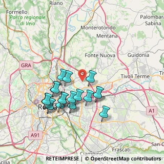 Mappa Via Pollenza, 00156 Roma RM, Italia (7.2015)