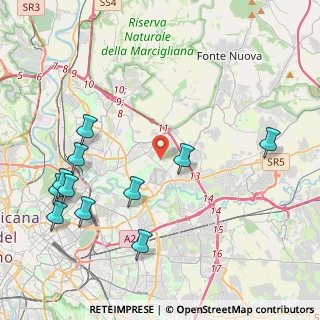 Mappa Via Pollenza, 00156 Roma RM, Italia (5.31455)