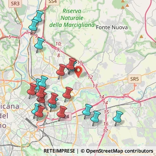 Mappa Via Pollenza, 00156 Roma RM, Italia (5.154)