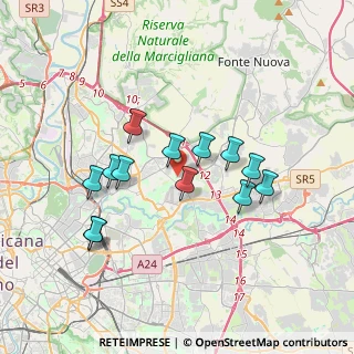 Mappa Via Pollenza, 00156 Roma RM, Italia (3.38)
