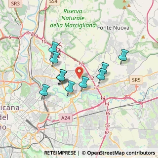 Mappa Via Pollenza, 00156 Roma RM, Italia (3.04)