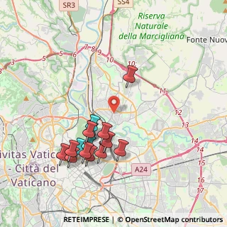Mappa Via dei Monti Sibillini, 00141 Roma RM, Italia (4.08067)