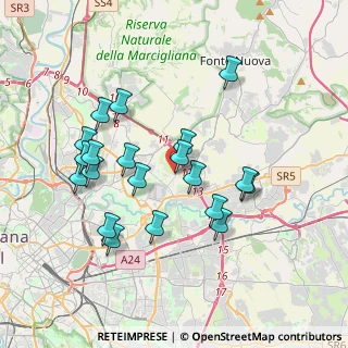 Mappa Via S. Benedetto del Tronto, 00156 Roma RM, Italia (3.7685)