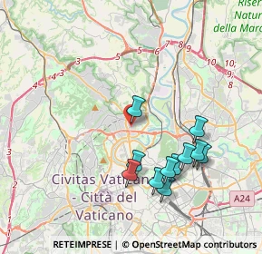 Mappa Collina Fleming zona, 00191 Roma RM, Italia (3.94636)