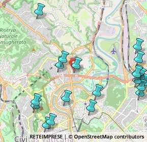 Mappa Collina Fleming zona, 00191 Roma RM, Italia (2.954)