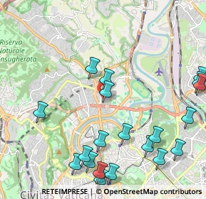 Mappa Collina Fleming zona, 00191 Roma RM, Italia (2.7905)