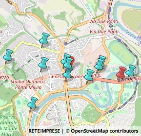 Mappa Collina Fleming zona, 00191 Roma RM, Italia (0.98583)