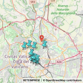 Mappa Prati Fiscali- Villa Spada, 00141 Roma RM, Italia (4.27455)