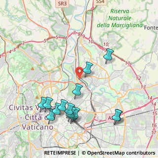 Mappa Prati Fiscali- Villa Spada, 00141 Roma RM, Italia (4.86429)
