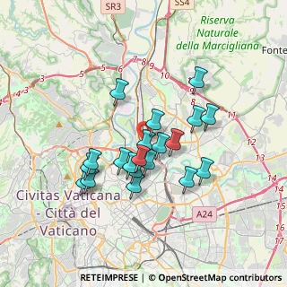 Mappa Prati Fiscali- Villa Spada, 00141 Roma RM, Italia (3.115)