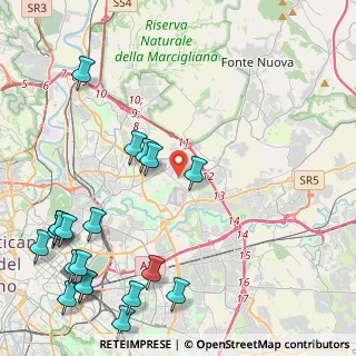 Mappa Via Belforte del Chienti, 00156 Roma RM, Italia (6.3565)