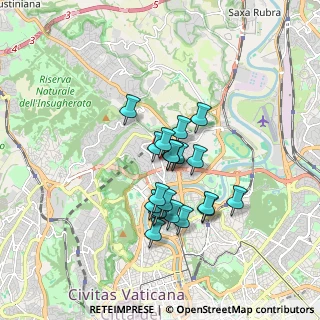 Mappa Via Ronciglione, 00191 Roma RM, Italia (1.4175)