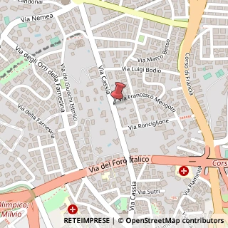 Mappa Via Cassia, 102, 00191 Roma, Roma (Lazio)