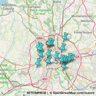 Mappa Via Ronciglione, 00191 Roma RM, Italia (6.22765)
