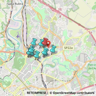 Mappa Piazza Vesuvio, 00141 Roma RM, Italia (1.30333)