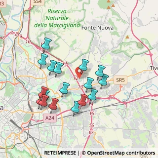 Mappa Via San Giovanni Reatino, 00131 Roma RM, Italia (3.68412)