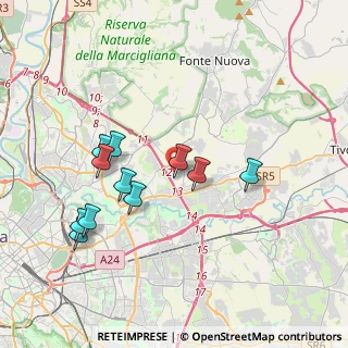 Mappa Via San Giovanni Reatino, 00131 Roma RM, Italia (3.82818)