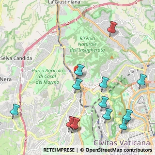 Mappa Via Giovanni Antonio Rayneri, 00135 Roma RM, Italia (2.88615)