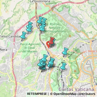 Mappa Via Giovanni Antonio Rayneri, 00135 Roma RM, Italia (1.8935)