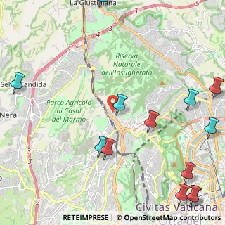 Mappa Via Giovanni Antonio Rayneri, 00135 Roma RM, Italia (3.37692)