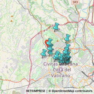 Mappa Via Giovanni Antonio Rayneri, 00135 Roma RM, Italia (3.51684)