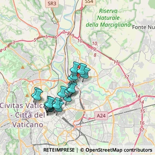 Mappa Viale Val Padana, 00141 Roma RM, Italia (3.7025)