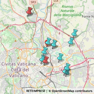 Mappa Via Val Grana, 00141 Roma RM, Italia (4.12933)