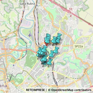 Mappa Via Val Grana, 00141 Roma RM, Italia (1.172)