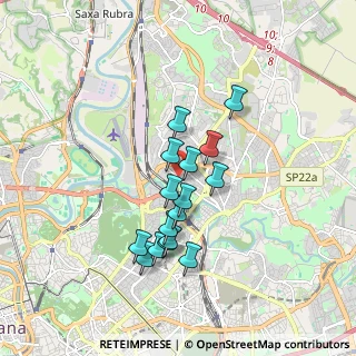 Mappa Via Val Grana, 00141 Roma RM, Italia (1.53375)