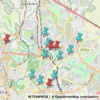 Mappa Via Val Grana, 00141 Roma RM, Italia (1.98923)