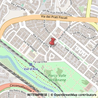 Mappa Via Conca d'Oro,  285, 00141 Roma, Roma (Lazio)