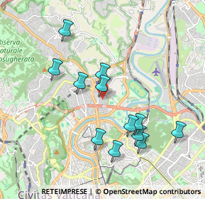 Mappa Via Antonio Serra, 00191 Roma RM, Italia (1.95583)