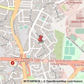 Mappa Via Antonio Serra, 50, 00191 Roma, Roma (Lazio)