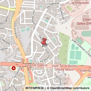 Mappa Via Antonio Serra, 52, 00191 Roma, Roma (Lazio)
