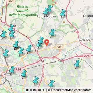 Mappa Via Abate di Tivoli, 00131 Roma RM, Italia (6.2295)