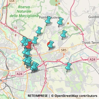Mappa Via Abate di Tivoli, 00131 Roma RM, Italia (4.4005)
