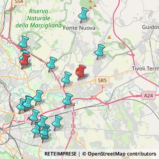 Mappa Via Abate di Tivoli, 00131 Roma RM, Italia (6.076)