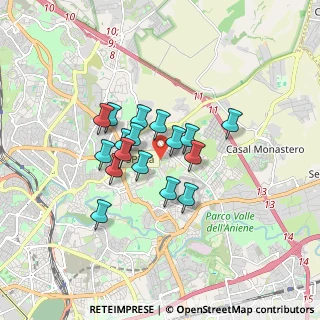 Mappa Via Cecchi Eugenio, 00137 Roma RM, Italia (1.30765)