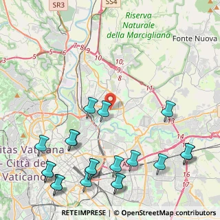 Mappa Via Monte Circeo, 00141 Roma RM, Italia (6.2155)