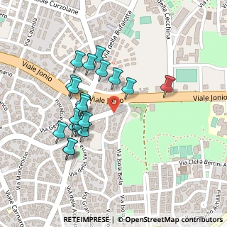 Mappa Via Monte Circeo, 00141 Roma RM, Italia (0.225)