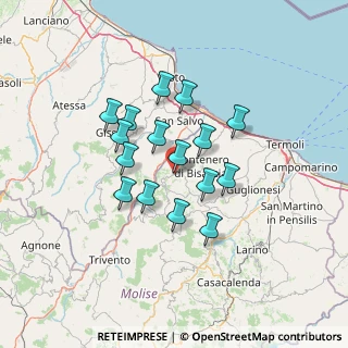 Mappa Via Vittorio Emanuele, 86030 Mafalda CB, Italia (11.26375)