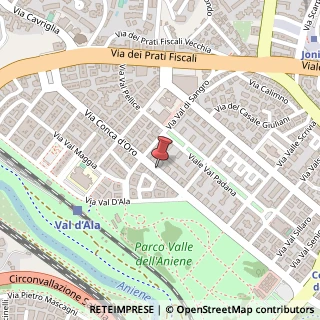 Mappa Via Conca d'Oro,  255, 00141 Roma, Roma (Lazio)