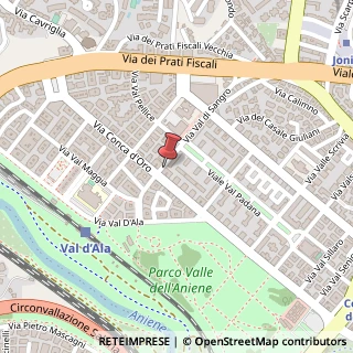 Mappa Via Val di Sangro, 12, 00141 Roma, Roma (Lazio)
